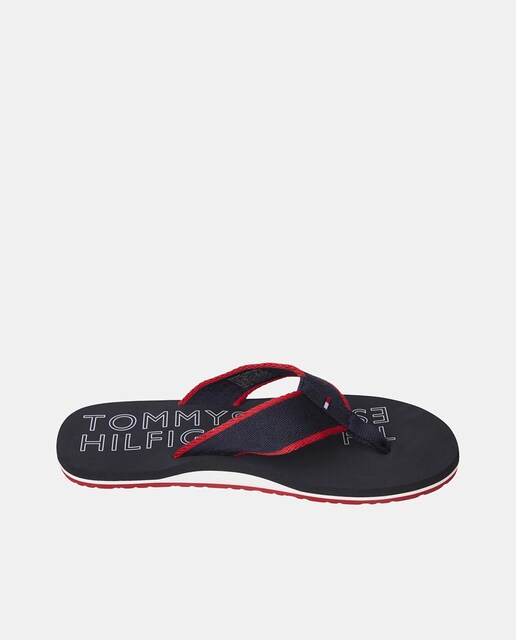 Imagen 0 de Chanclas de hombre con tira de dedo logotipada y suela EVA