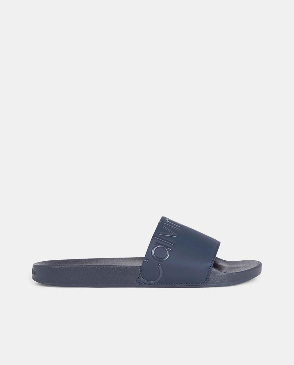 Imagen 0 de Chanclas de hombre tipo pala con logotipo en relieve
