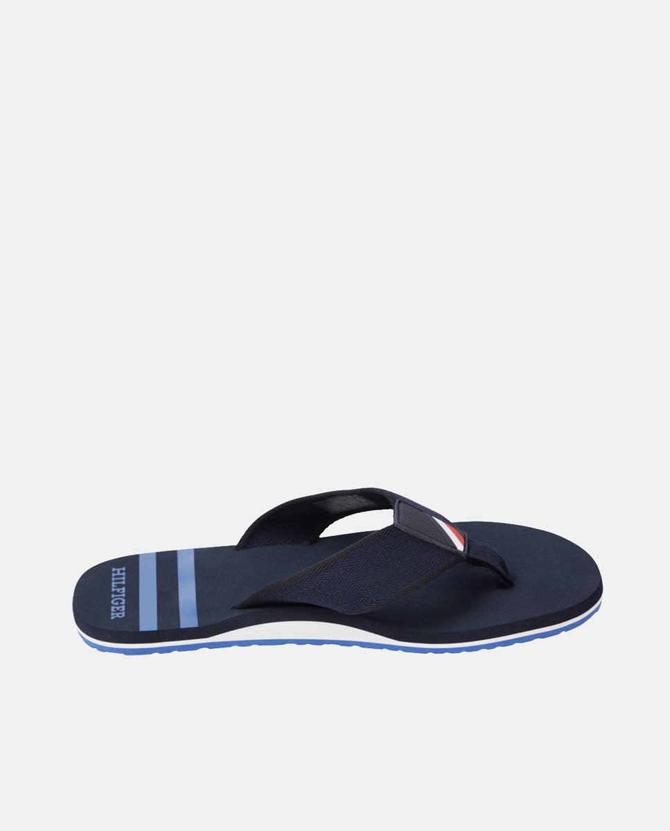 Imagen 0 de Chanclas de hombre en textil con tira logotipada