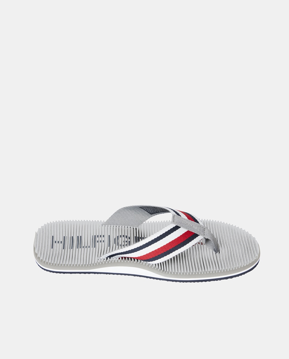 Imagen 0 de Chanclas de hombre en textil con tira branding