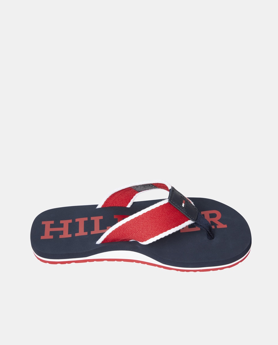 Imagen 0 de Chanclas de hombre en textil con tira logotipada