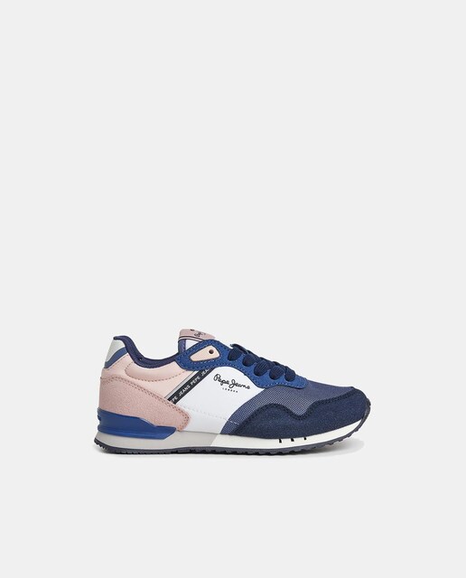 Imagen 0 de Zapatillas London de niña tipo running bajas con logotipo y cordones