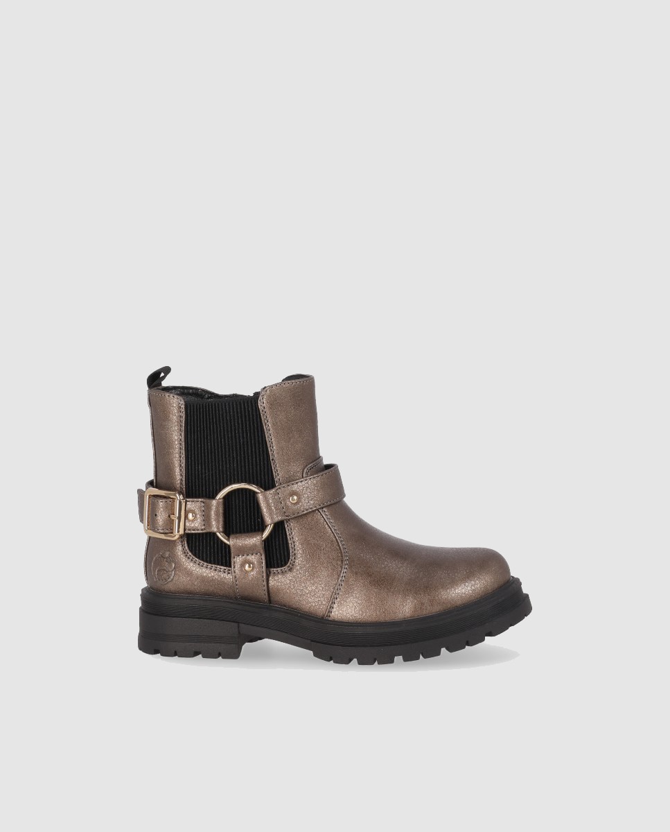 Imagen 0 de Bota niña biker plana elástico