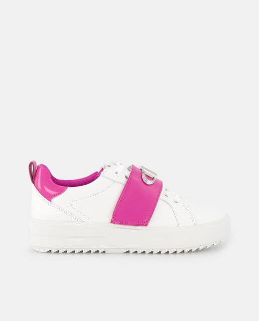 Imagen 0 de Zapatillas Emmett Strap Lace Up de mujer tipo casco bajas con adornos y logotipo