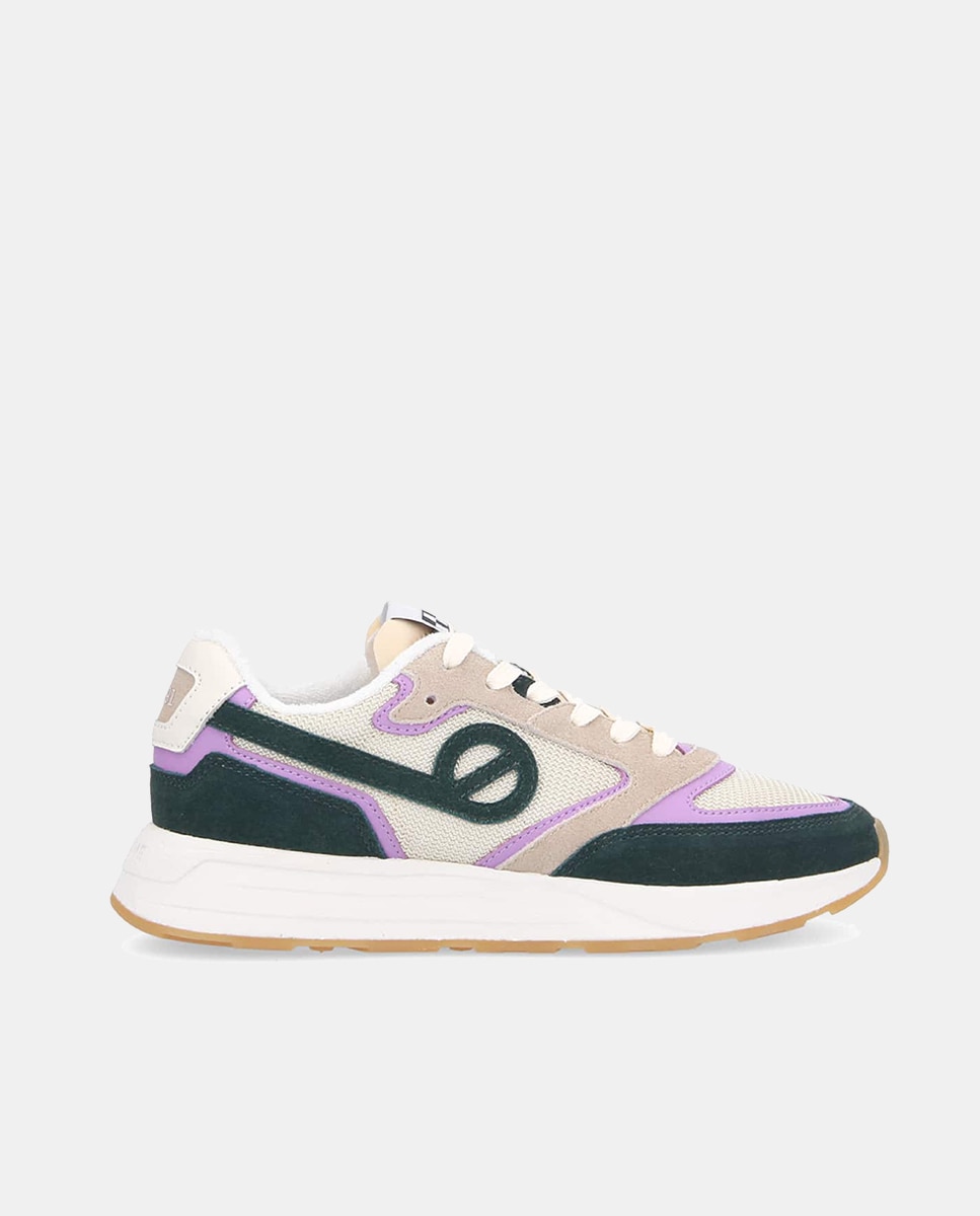 Imagen 0 de Zapatillas Power de mujer tipo running bajas en serraje con logotipo retro