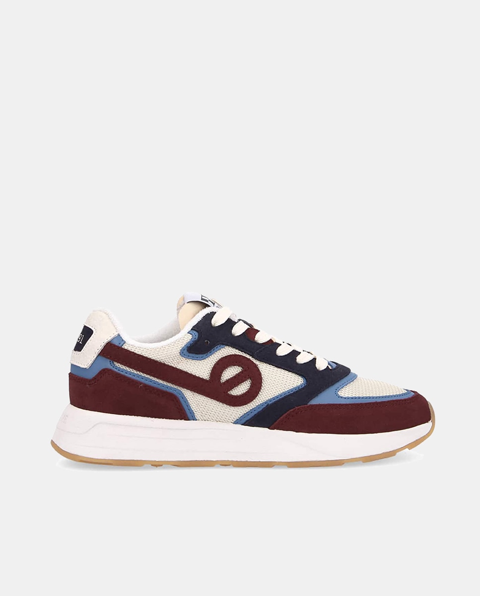 Imagen 0 de Zapatillas Power de mujer tipo running bajas en serraje con logotipo retro
