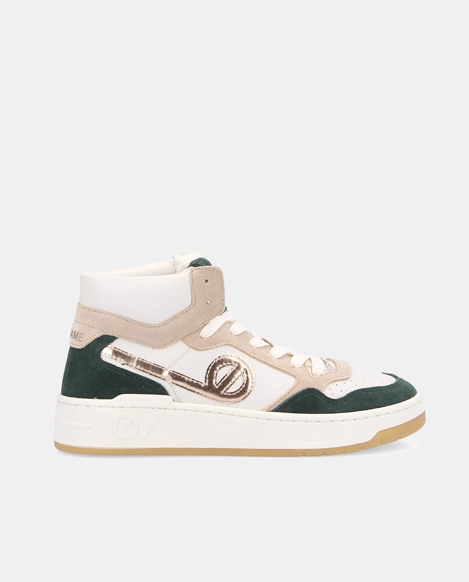 Imagen 0 de Zapatillas Kelly Mid de mujer tipo basket altas en piel con logotipo