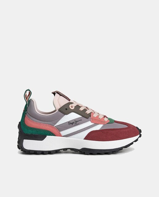 Imagen 0 de Zapatillas Lucky Grand de mujer tipo running bajas con logotipo y suela acabado dentado