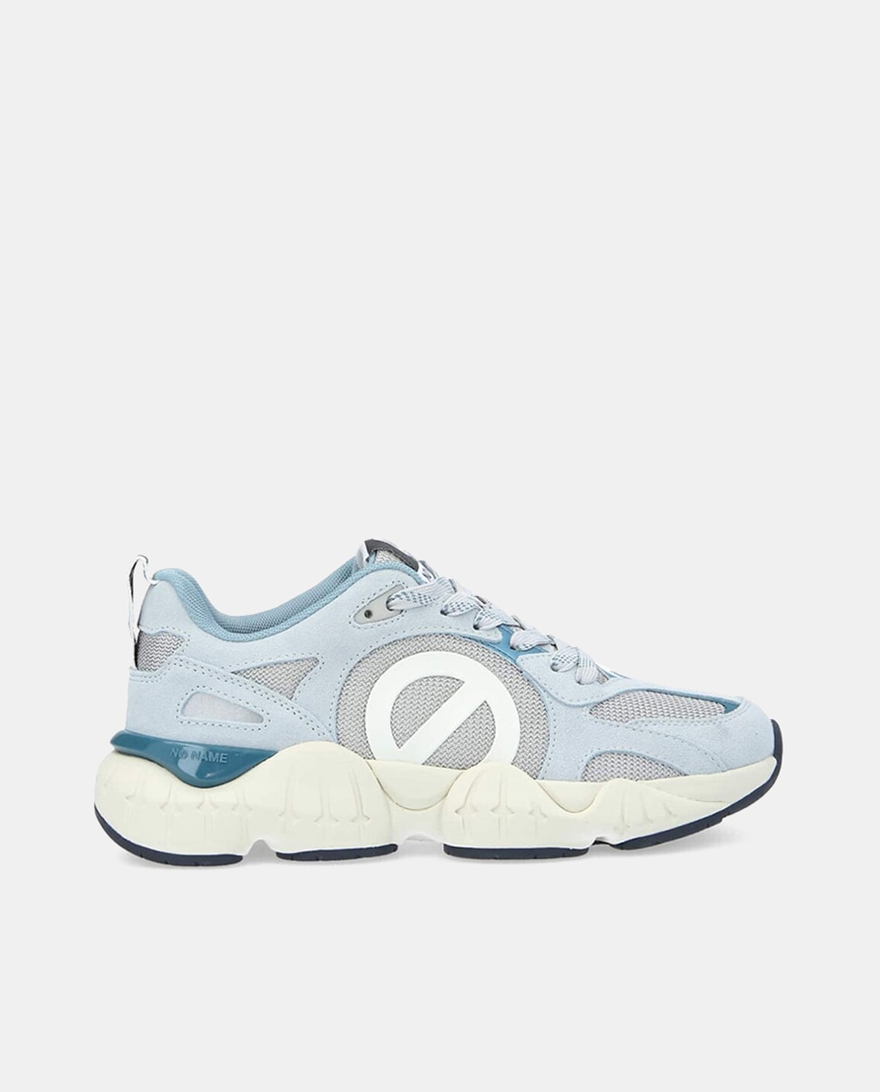 Imagen 0 de Zapatillas Crazy de mujer tipo running bajas en serraje con suela volumen