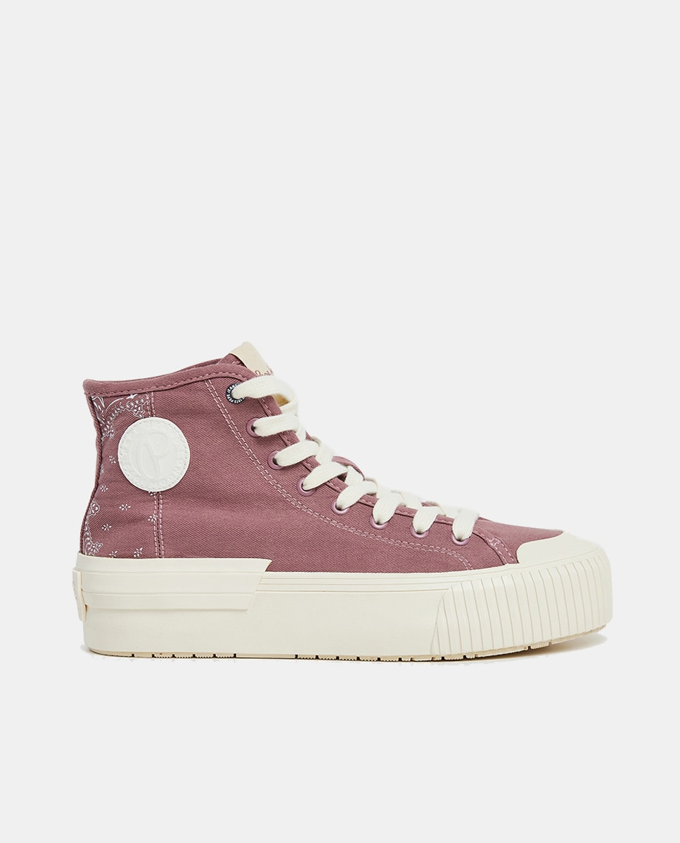 Imagen 0 de Zapatillas Samoi Divided de mujer tipo casco altas en lona
