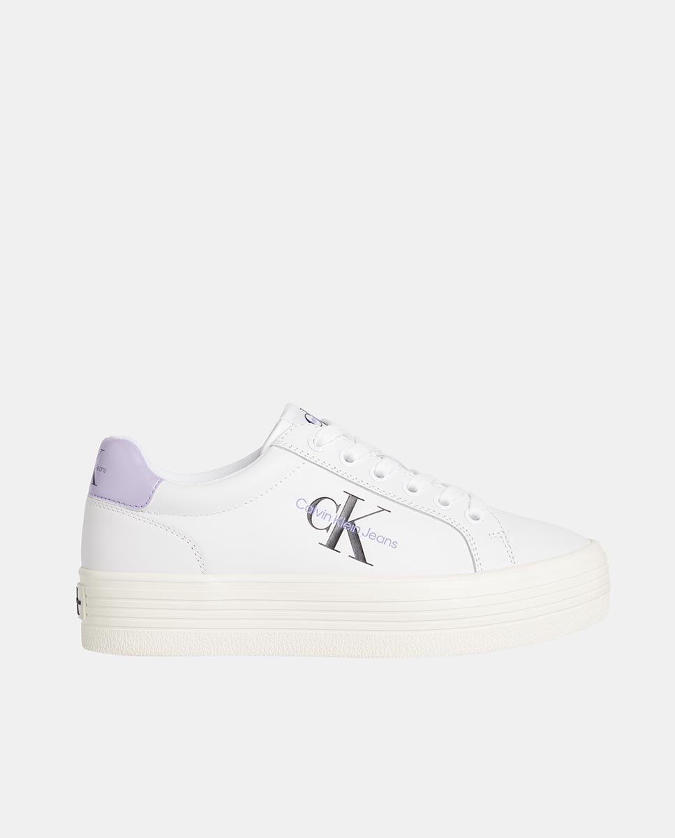 Imagen 0 de Zapatilla de plataforma de piel Calvin Klein Jeans