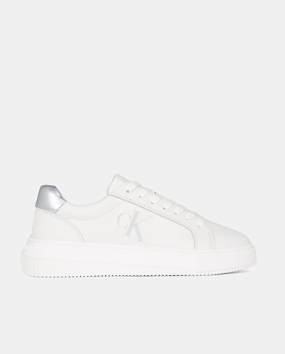 Imagen 0 de Zapatilla de plataforma de piel Calvin Klein Jeans