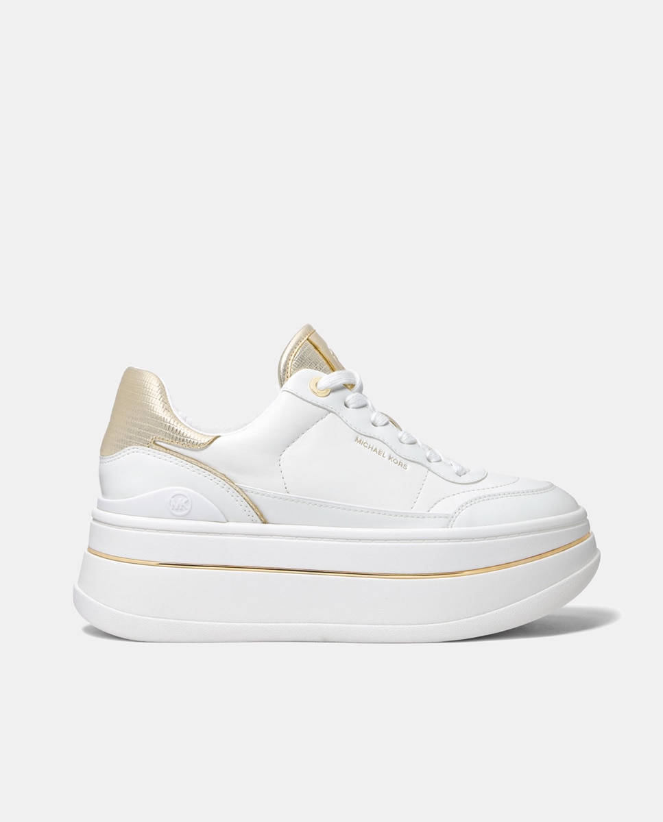 Imagen 0 de Zapatillas Hayes de mujer tipo casco bajas piel plataforma