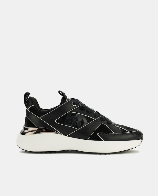 Imagen 0 de Zapatilla de mujer de piel con plataforma