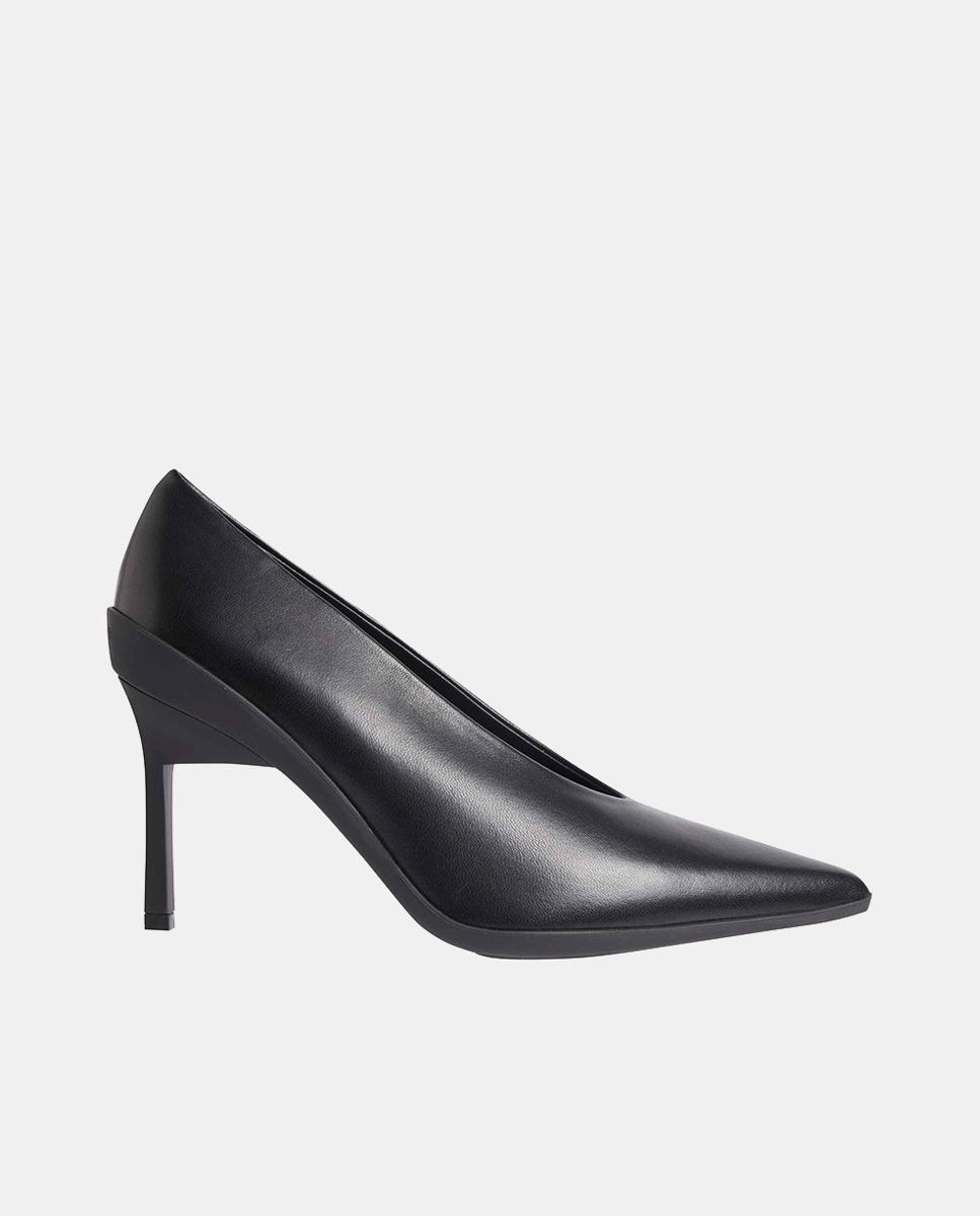 Imagen 0 de Zapatos de salón de mujer en piel con puntera afilada y tacón de aguja