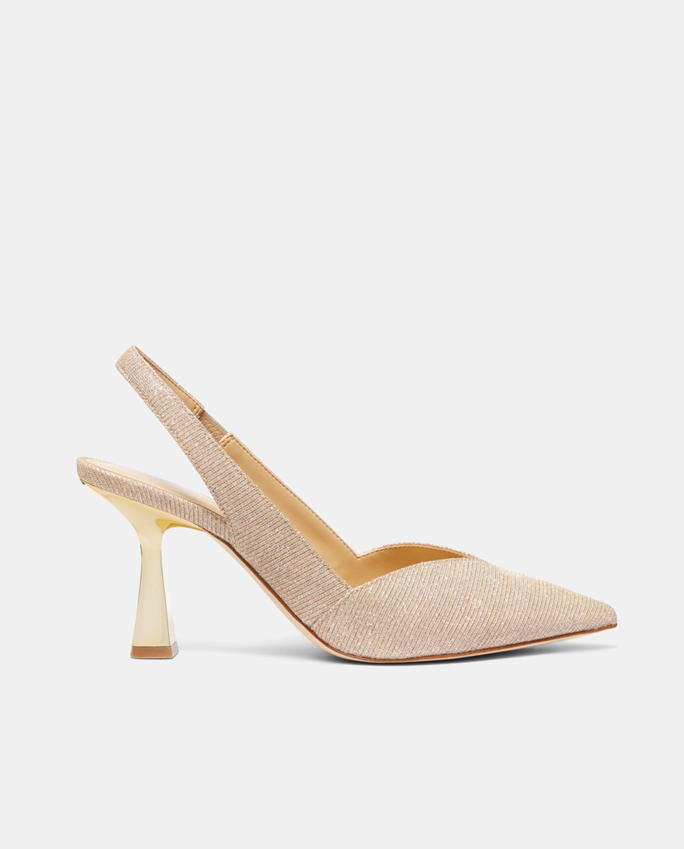 Zapatos de salón Chelsea de mujer destalonados con puntera afilada y tacón embudo — oferta en Primeriti