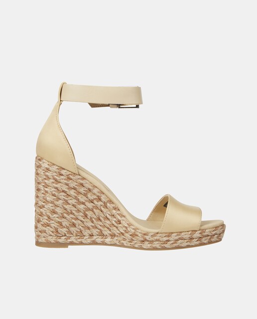 Imagen 0 de Alpargatas de mujer en textil con pulsera al tobillo y cuña