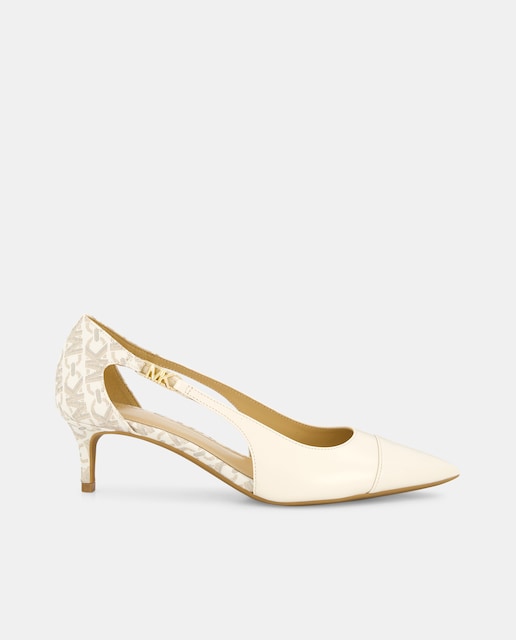 Imagen 0 de Zapatos de salón Verónica Kitten Pump de mujer en piel con tacón de aguja