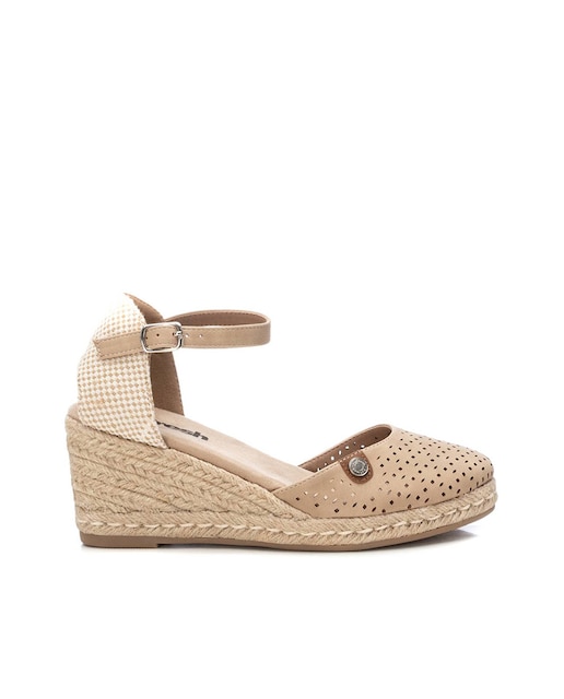 Imagen 0 de Zapato señora tipo valenciana troquelado y cuña de yute