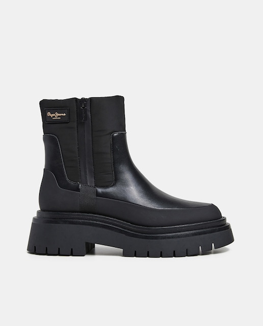 Imagen 0 de Botines Queen Chelsea de mujer con suela track