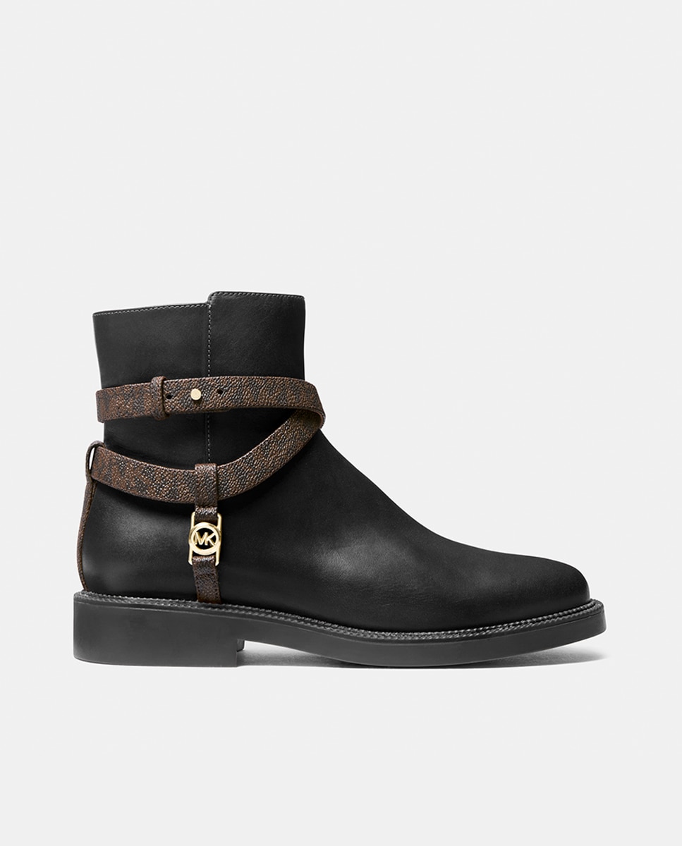 Imagen 0 de Botines de piel de mujer
