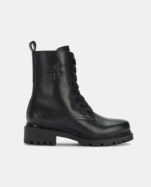 Imagen 0 de Botines de mujer con cordones y suela track