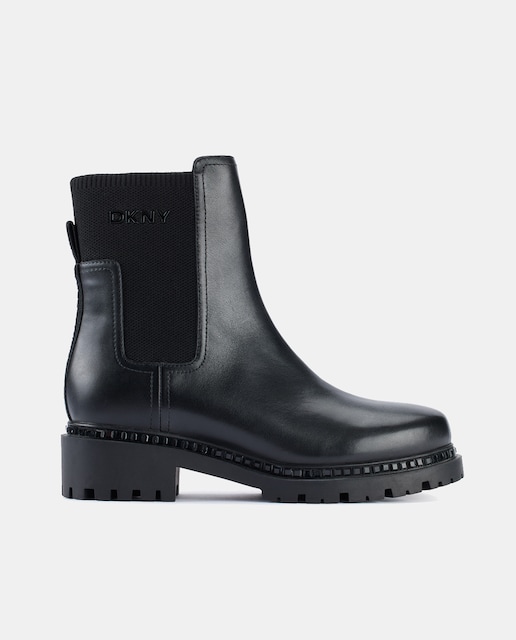 Imagen 0 de Botines de mujer tipo chelsea en piel