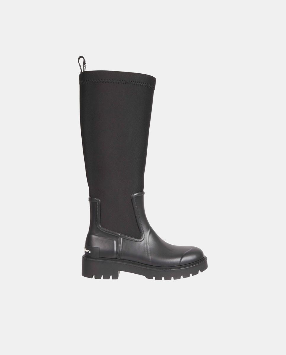 Imagen 0 de Botas de agua de mujer con logotipo y cierre elástico
