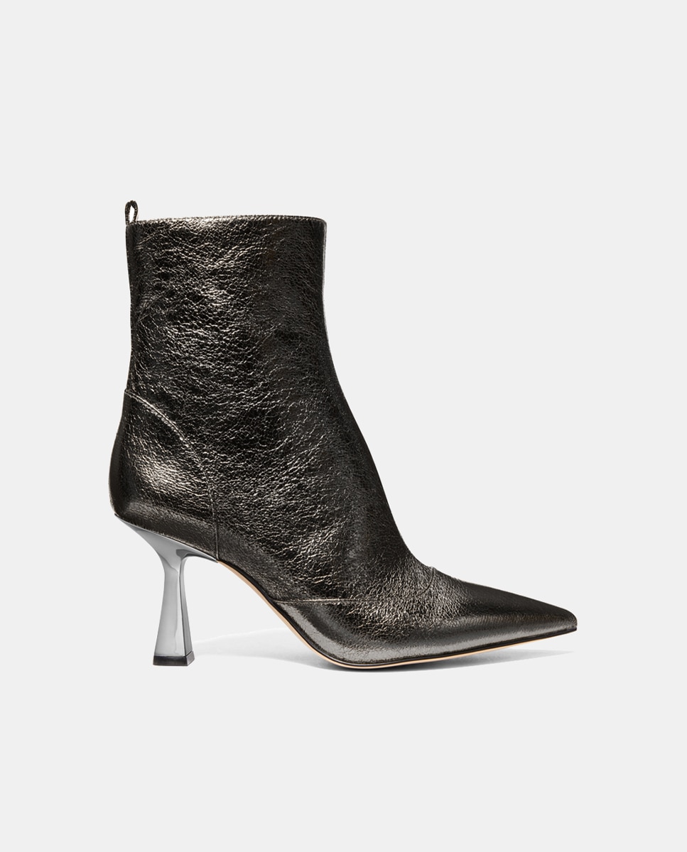 Botines Clara Mid de mujer lisos con tacón embudo — oferta en Primeriti