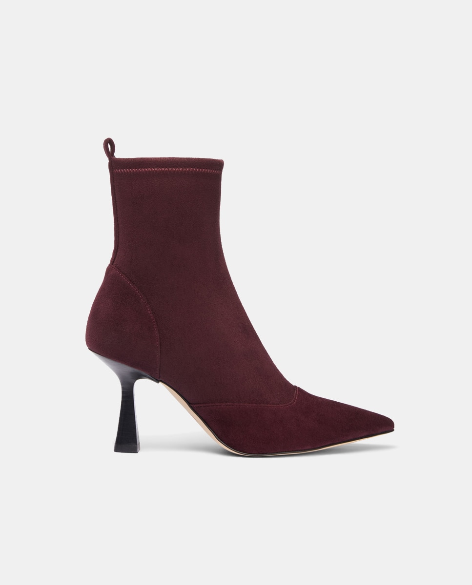 Botines Clara de mujer con puntera afilada y tacón embudo — oferta en Primeriti