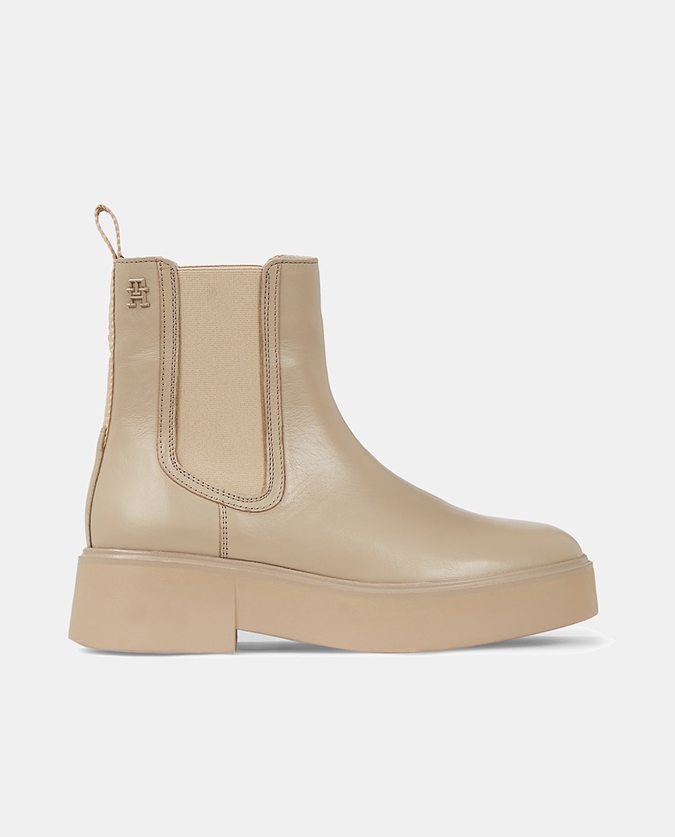 Imagen 0 de Botines Chelsea de piel diseño minimal Tommy Hilfiger