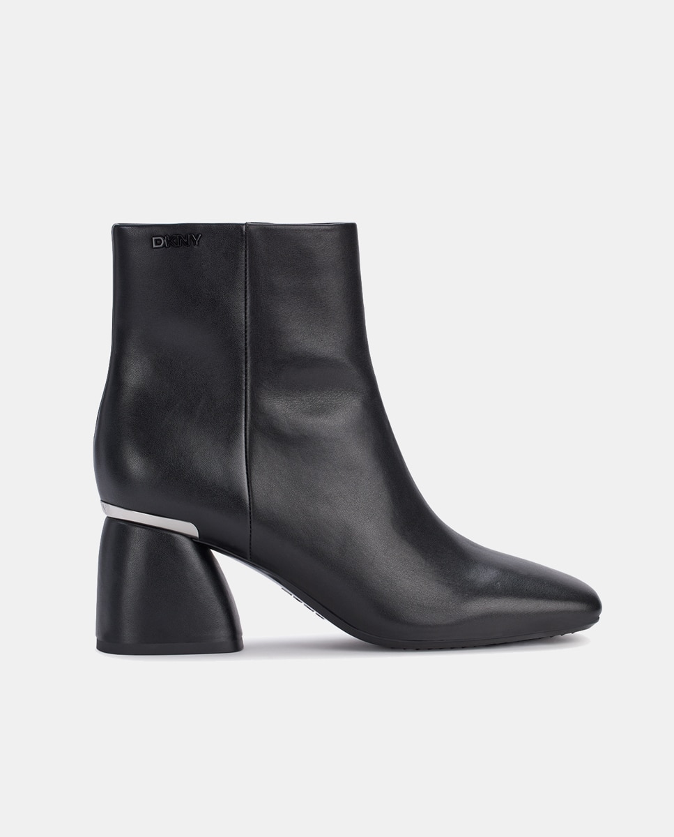 Imagen 0 de Botines de mujer con tacón bloque y punta redonda