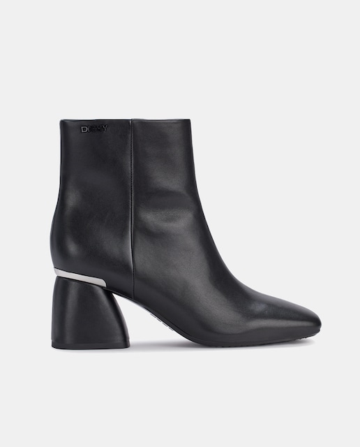 Imagen 0 de Botines de mujer con tacón bloque y punta redonda