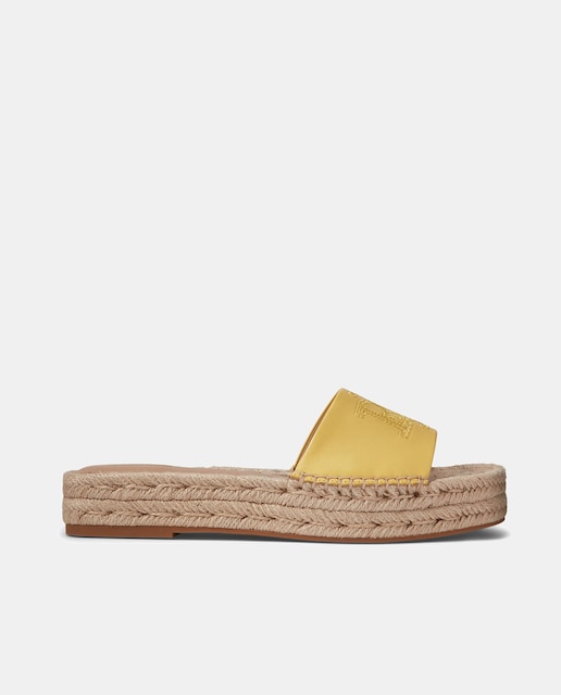 Imagen 0 de Alpargatas planas Polly de mujer tipo pala en piel