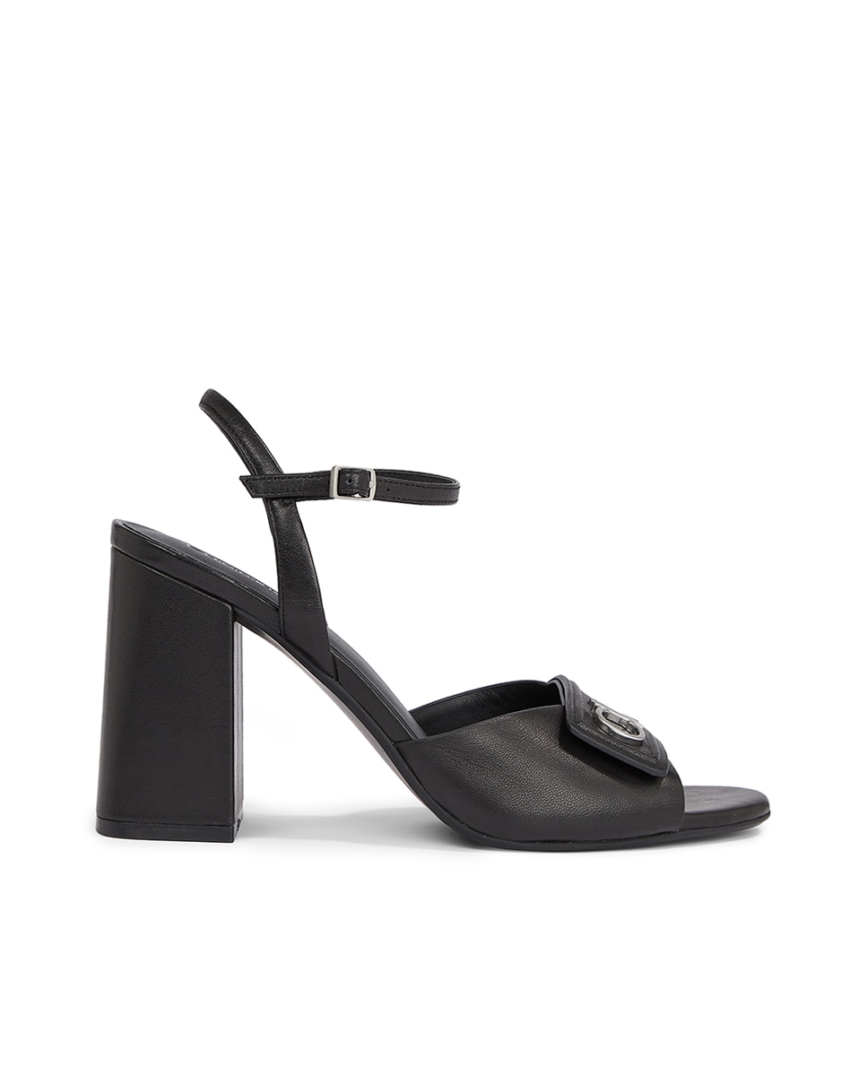 Imagen 0 de Sandalias de piel con tacón