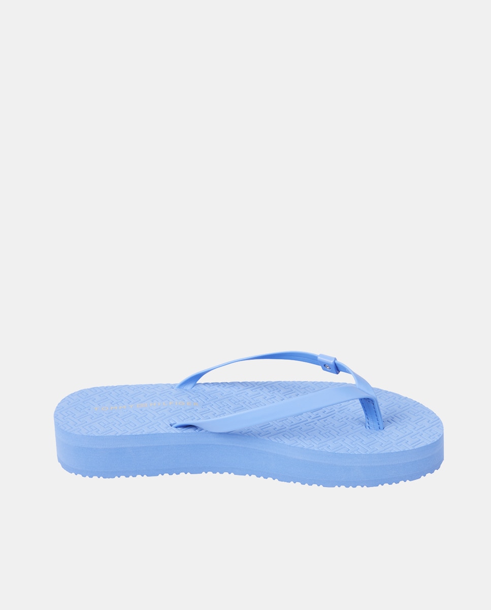 Imagen 0 de Chanclas de mujer en sintético con tiras finas y plataforma