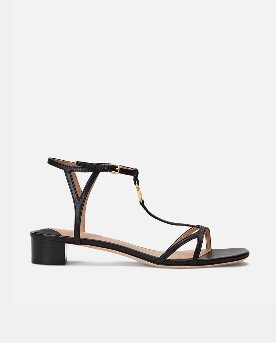 Imagen 0 de Sandalias Fallon de mujer en piel con tiras finas y tacón bloque