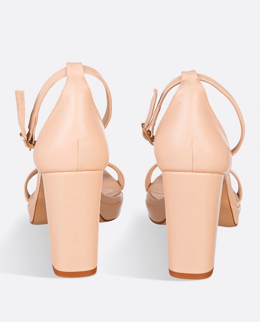 Imagen 0 de Sandalia Tacón Dorada Baila