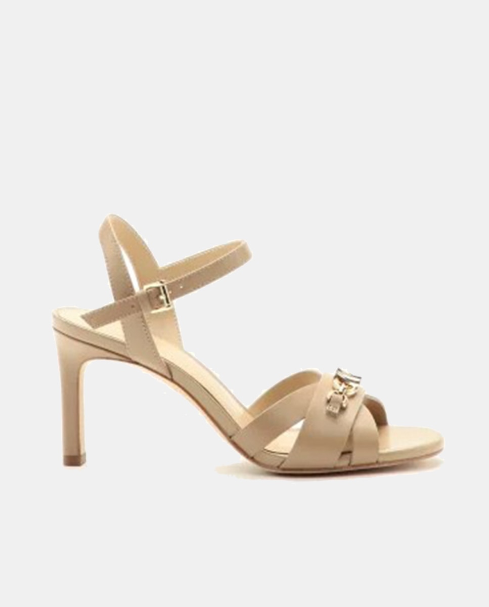 Imagen 0 de Sandalias Tiffanie de mujer en piel con detalle logo