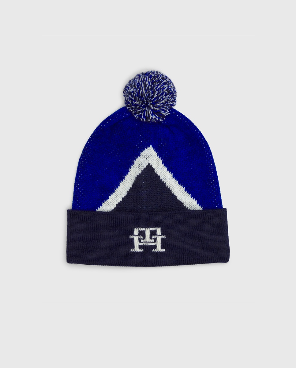 Imagen 0 de Gorro de niño de punto con emblema TH bordado