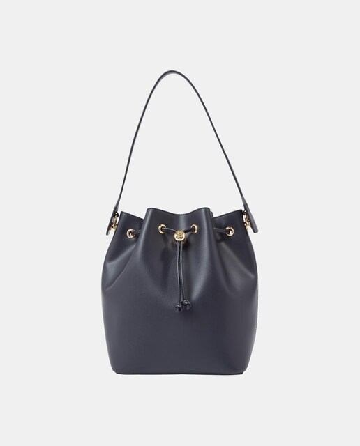 Imagen 0 de Bolso saco mediano en azul marino con correas