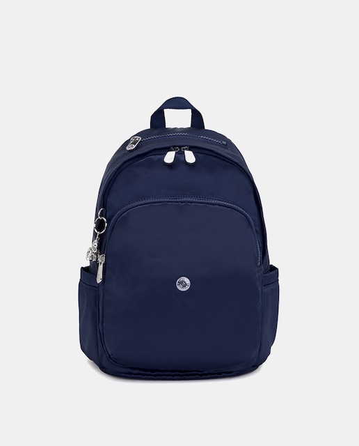 Imagen 0 de Mochila mediana en azul marino con cremallera