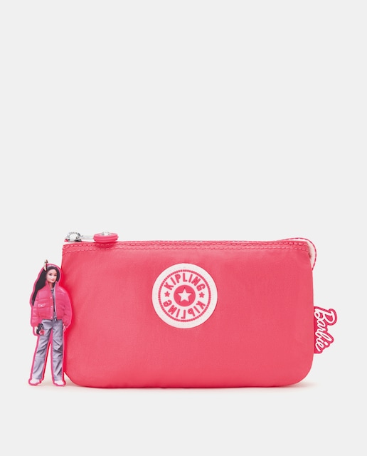 Imagen 0 de Monedero grande Barbie x Kipling en rosa con cremallera