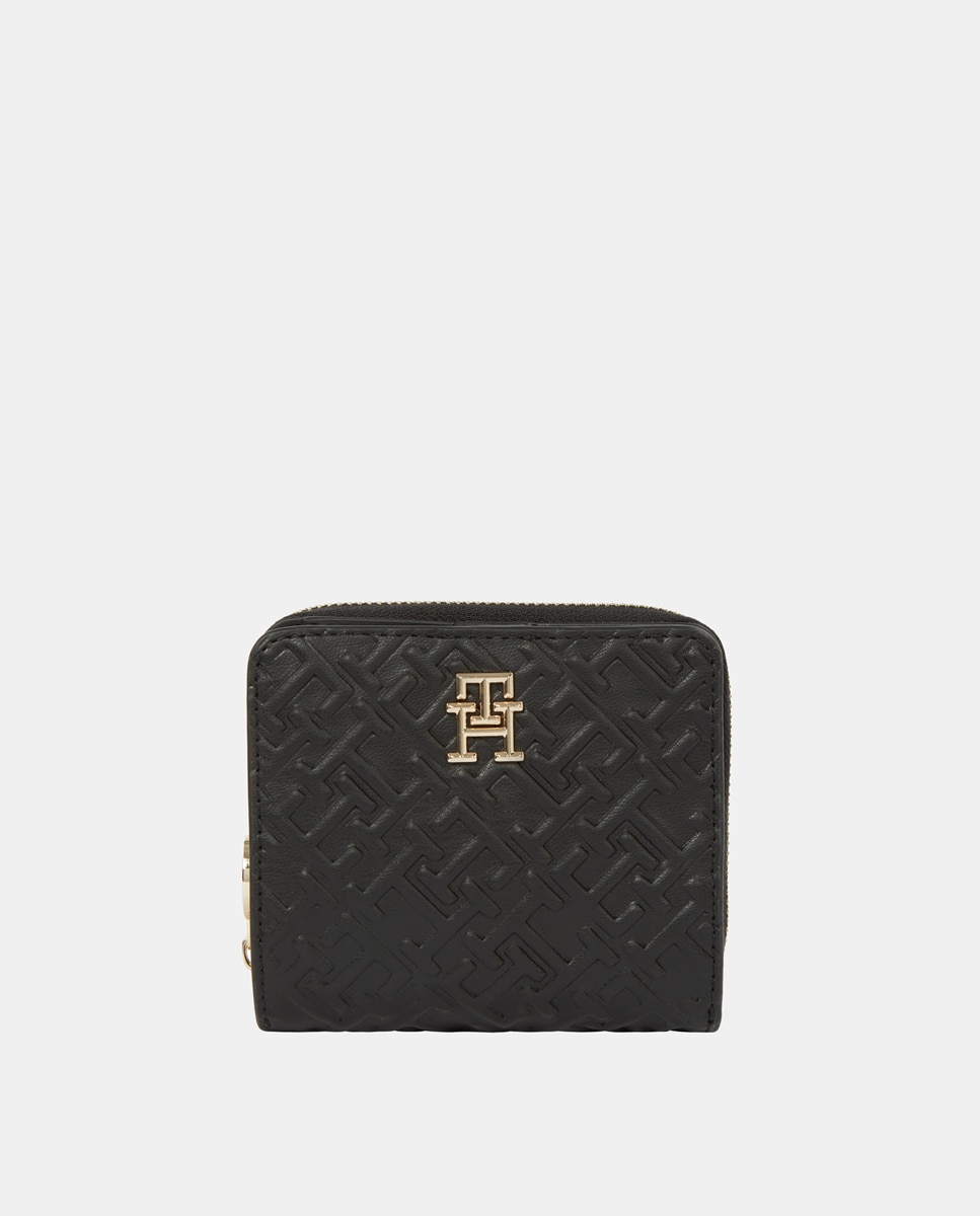 Imagen 0 de Cartera mediana estampado del logotipo de Tommy Hilfiger.