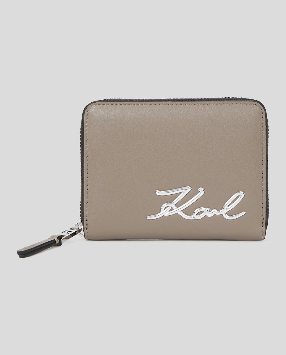 Imagen 0 de Cartera mediana con cremallera k/signature