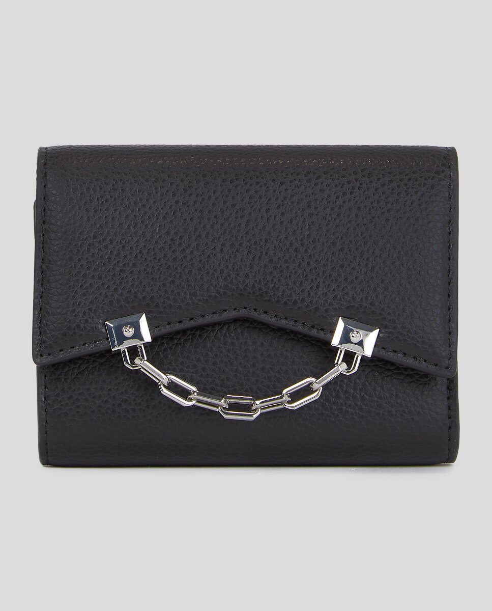 Imagen 0 de Cartera triple de piel granulada k/seven