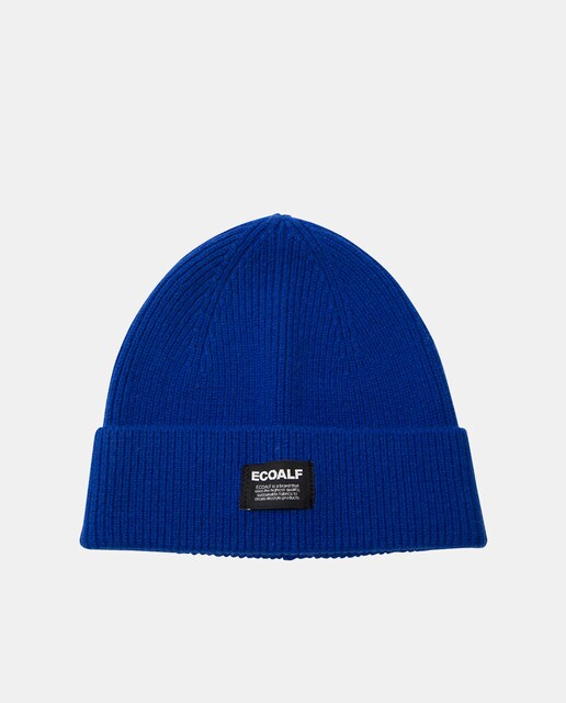 Imagen 0 de Gorro de lana reciclada color azul