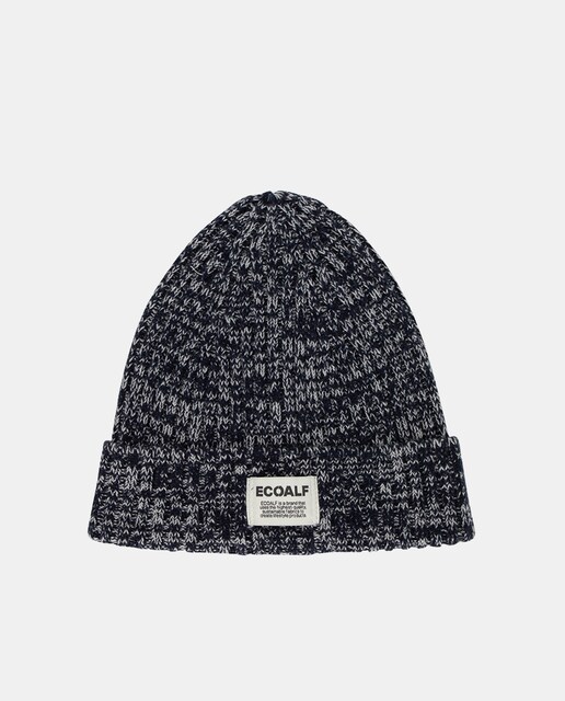 Imagen 0 de Gorro de lana reciclada color azul marino
