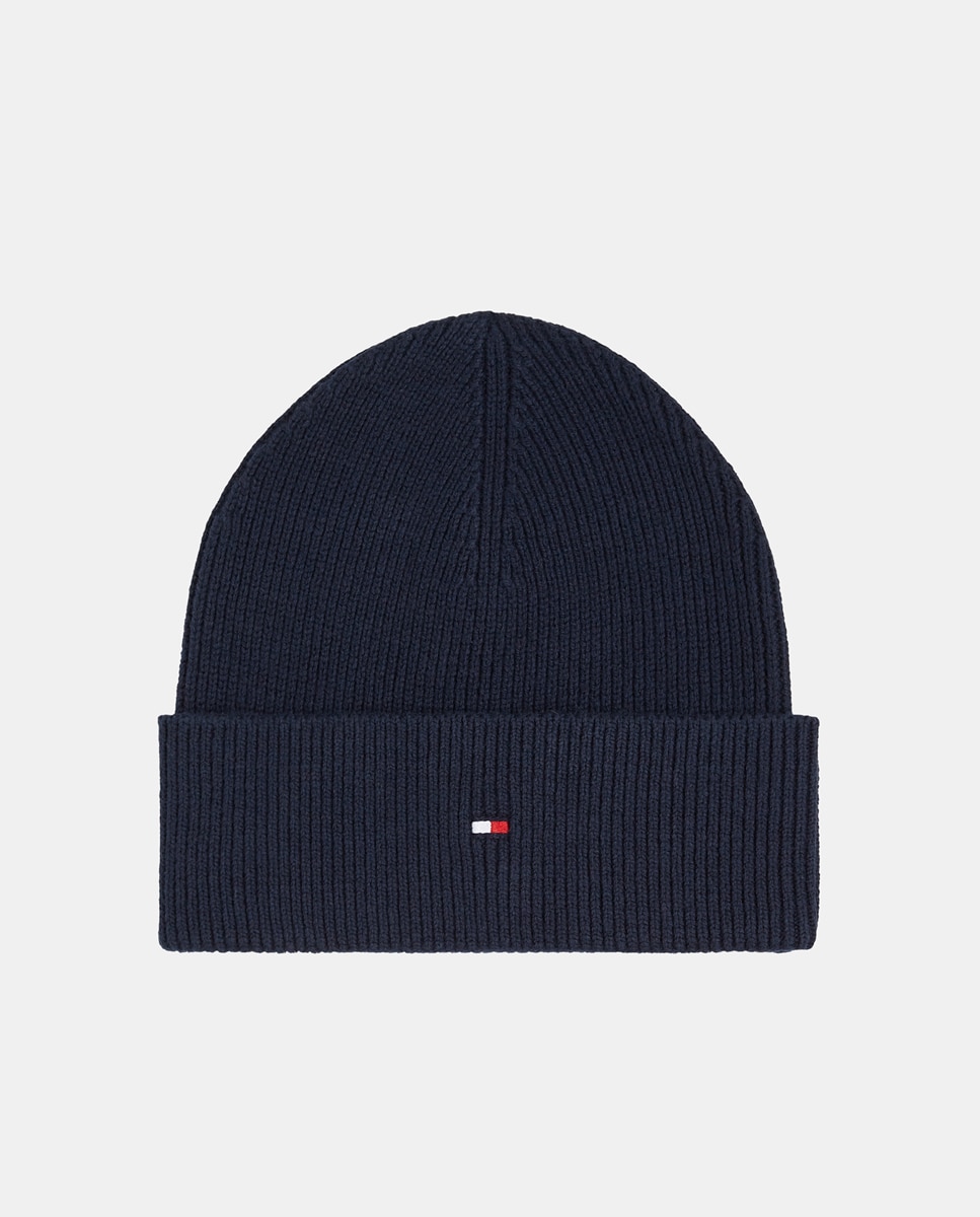 Imagen 0 de Gorro de mujer en color azul marino con bandera de Tommy Hilfiger.