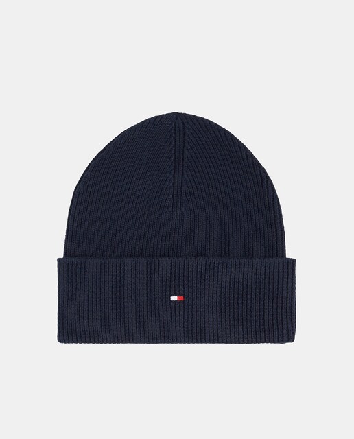 Imagen 0 de Gorro de mujer en color azul marino con bandera de Tommy Hilfiger.